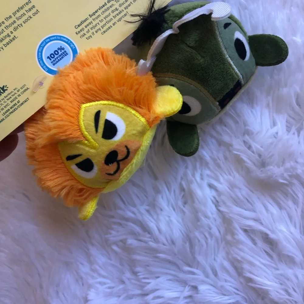 BARKBOX Plush Giraffe & Assorted Dog Toys for Small Dogs